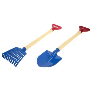 Zarrin Toys shovel and rake 1